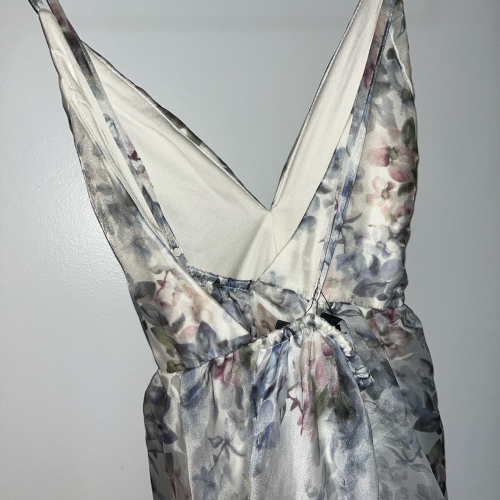 Lulu's Chiffon Floral Maxi Dress - Picture 6 of 7